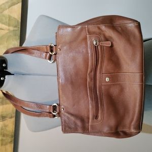 Etienne Aigner  brown leather bag